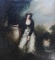 Romantic Period Portrait Oil on Board