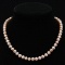 Genuine Natural 7-8mm Pink Akoya Freshwater Pearl Necklace 18