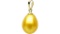 11-13mm Perfect Gold South Sea Pearl 14k Gold Pendant