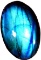 38.45Cts. Natural Blue Labradorite Gemstone Oval Cabochon