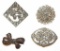 Grouping Of Circa 1920 Marcasite Brooches