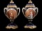Pair of Bronze-Mounted Paris Porcelain Vases