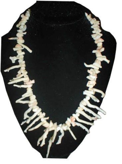 Vintage Angel Skin Branch Coral Necklace
