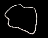 Designer Baroque White Pearl Strand Necklace 30