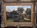 H.C. Buttler; 19thC. English Oil Painting Signed