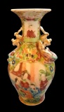 Chinese Canton / Rose Medallion Porcelain Vase - 19th Century