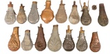 Mid 19thc Powder Flask Collection