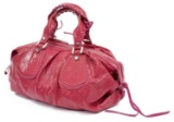 Francesco Biasia Pink Patent Leather Hobo Bag