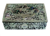 Mother Of Pearl Inlaid Box_ Lacquer Ware Inlaid Business Card Case