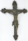 Rare Bronze Jesus' resurrection Cross Statue Hot Cast Sculpture Figurine Figure