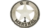 US Marshal Old West Replica Lawman Badge Deputy Sheriff Police