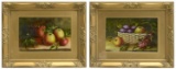 (2) Framed Still Life Oil Paintings