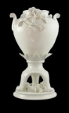 Floral Embellished Porcelain Urn