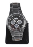 Vintage Men's Mossimo Stainless Black Wristwatch