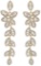 18K Gold Plated Clear Crystal Rhinestone Drop Dangle Earrings