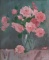 21st Century Ukranian, Signed Still Life Oil On Canvas Painting, Spring Roses