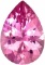 AAA Natural Pink Pear Faceted Tourmaline Gemstone