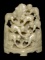 Chinese Carved Stone Monkeys Pen Stand