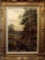 Signed Early 20thc Oil Painting, British Sunset Landscape