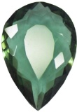 35.65 Ct Pear Shape EGL Certified Green Amethyst Loose Gemstone