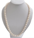 8-9mm Natural White Akoya Freshwater Pearl 18