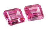 16ctw Octagon Cut Pink BIANCO Diamonds