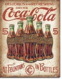 COKE - 5 Bottles Retro