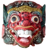 Chinese Hand-carved Dragon Beast Mask