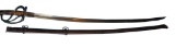 Model 1840 Civil War Cavalry Saber & Scabbard