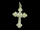 Cross Medieval Ciondolo Argento 925