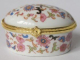 Jingdezhen Painted Porcelain Jewel Trinket Box