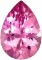 AAA Natural Pink Tourmaline Pear Faceted Gemstone