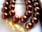 Huge Aaa 10-11mm South Sea Chocolate Pearl Necklace 18
