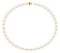 Charming Aaa 10-11mm Real Natural South Sea White Round Pearl Necklace 14k 18