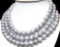 50 Inch Huge Aaa+ 11-13mm South Sea Gray Pearl Necklace 14k Gold Clasp