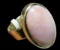 52cts Pink Opal Sterling Silver Ring