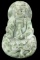 Carved Stone Quan Yin Goddess Pendant