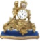 Circa 1870 French Rococo Mantel Clock