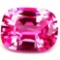 1.14ct Aaa Bianco Diamond Pink Sapphire Corundum Octagon Cushion 7x5mm