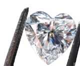 3ct Heart Facet BIANCO Diamond
