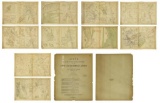 (10) Official 1892 Civl War Maps By Us Govt
