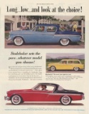 Three 1940's/ 1950's Original Studebaker Car Ads