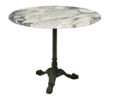 French Iron Base Bistro Table