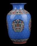 Delicate Chinese Famille Rose Porcelain Handwork Flower Vase