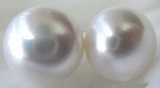 11-12mm White South Sea Pearls 14kt Gold Earrings