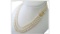 Triple Strands Strands South Sea White Pearl Necklace