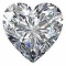 6 carat Heart Facet BIANCO Diamond