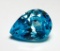 3CT. Pear Cut Blue BIANCO Diamond