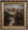 Fabulous Western Landscape oil with original frame and signed by the artist.