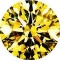 10ct Brilliant Cut Round Canary BIANCO Diamond